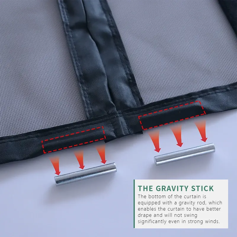 Middle Open Magnetic Screen Door