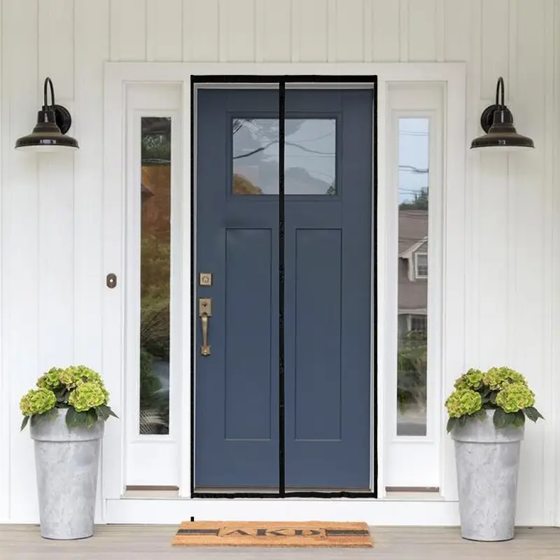 Middle Open Magnetic Screen Door